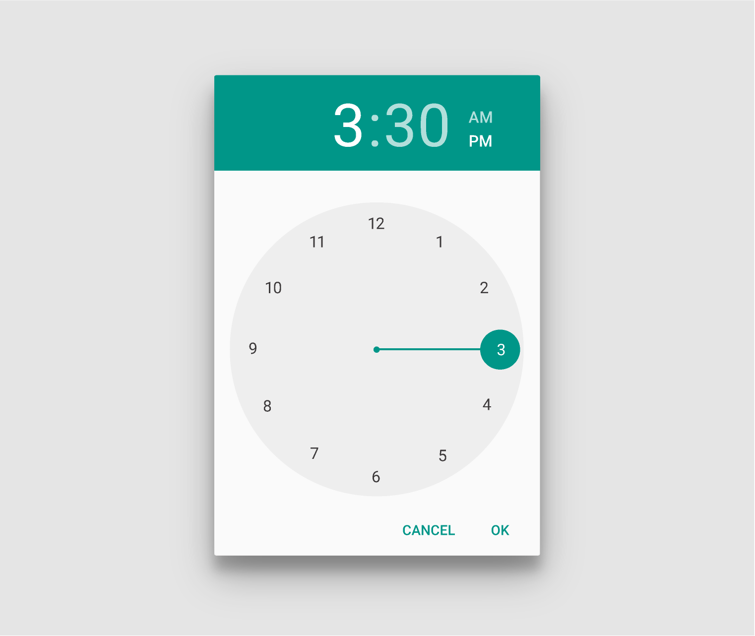 time picker